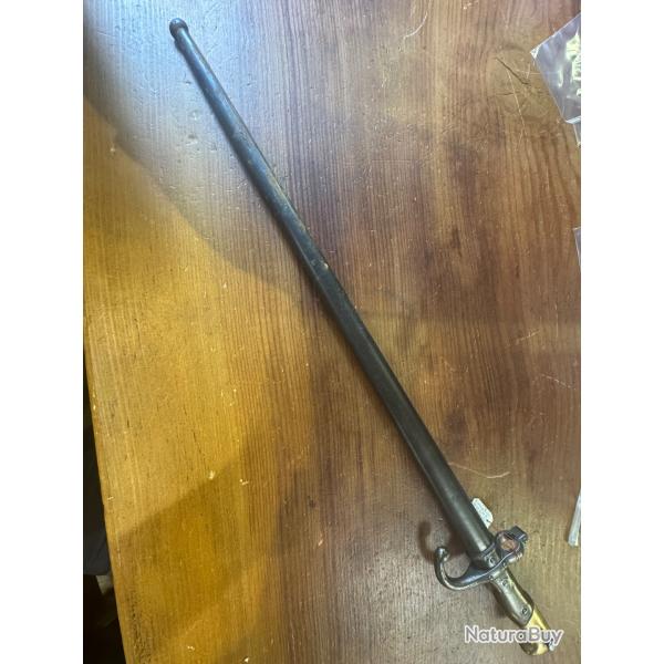 ba�onnette fran�aise gras mod�le 1874 fabrication DENY.  TTT belle