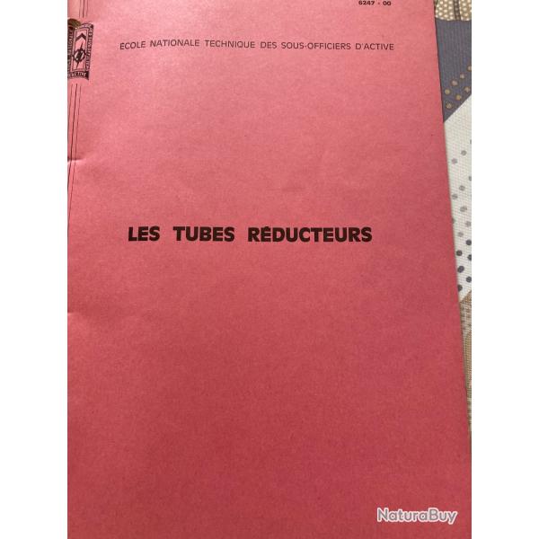 Livre sur les tubes r�ducteurs pour engins blind�s et autres mat�riels fran�ais