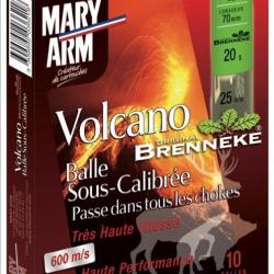 Balles Maryarm Volcano Brenneke 12/70 sous- calibr&eacute;