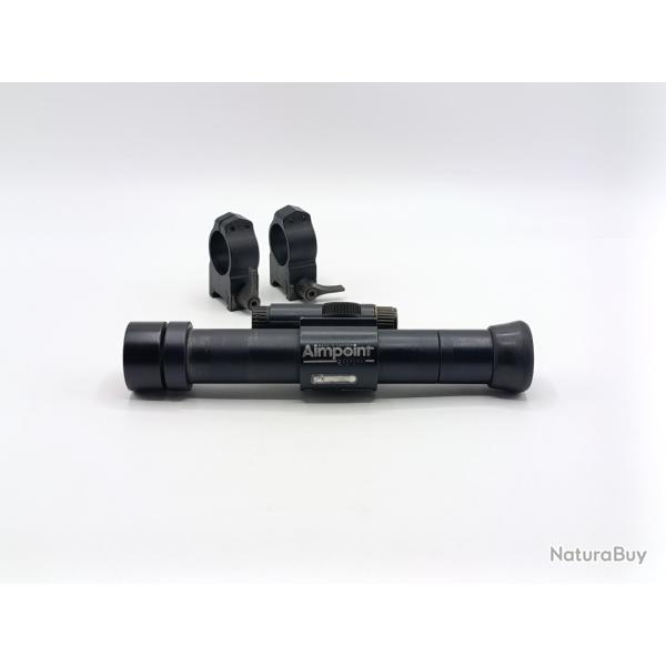 Point rouge tubulaire avec montage, Aimpoint 3000 - 4 MOA - Tr�s bon �tat g�n�ral
