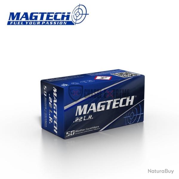 50 Cartouches MAGTECH Subsoniques 40Gr Cal 22Lr