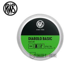 500 Plombs Plats RWS Diabolo Basic Cal 4,5 mm