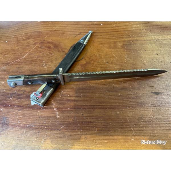 ba�onnette allemande mod�le 1871/1884 � scie