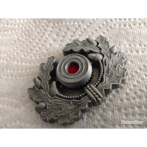 Eichenlaub mit Reichkokarde abzeischen f�r Wk2 Wh infanterie offizier Schirmm�tze