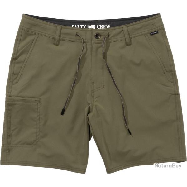 Short SALTY CREW Transom tech short Dusty olive 33