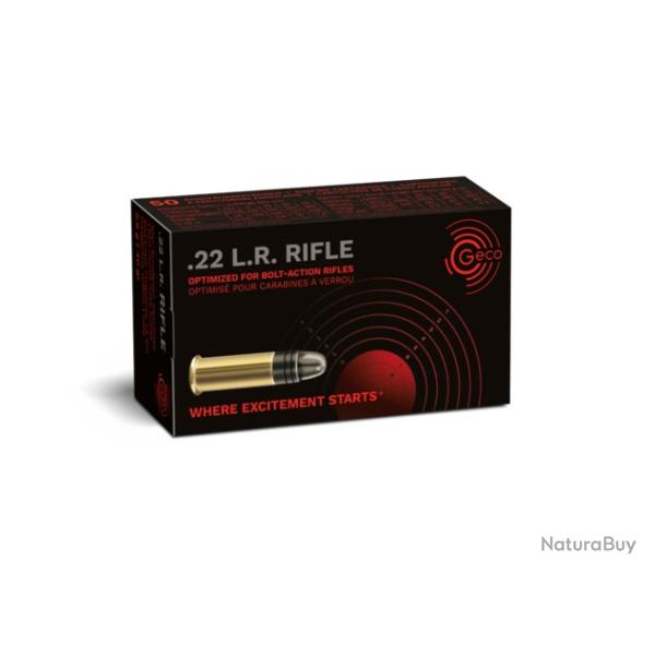 CARTOUCHES GECO RIFLE 22LR x50