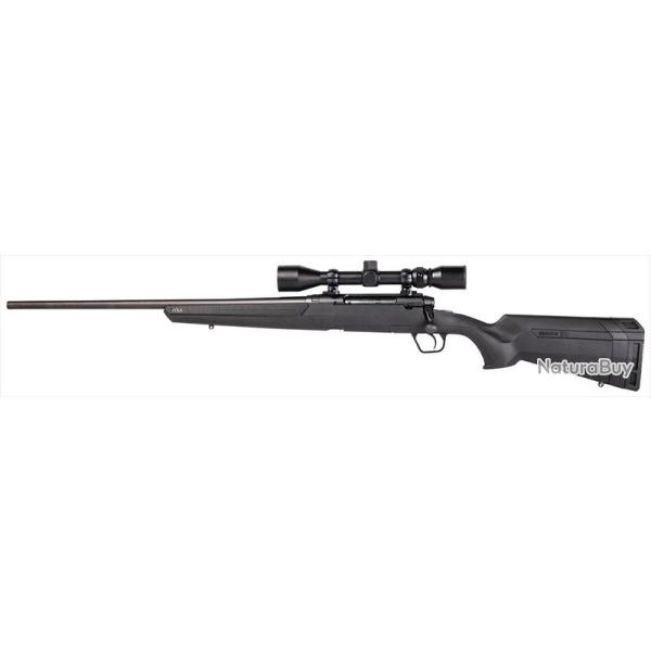 Pack Carabine Savage Axis Gaucher cal.243win filet� + Lunette 3-9x40