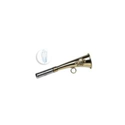 Corne d'appel Januel en Laiton d&eacute;cor sanglier - 16 cm / Standard