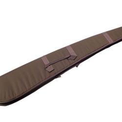 Fourreau &agrave; fusil Januel en polyester avec bretelle et poign&eacute;e  marron - 130 cm