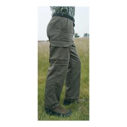 Pantalon treillis M64 4 poches coton toile de satin kaki 16 ans