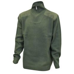 Pull Chasse chin&eacute; col camionneur 3XL