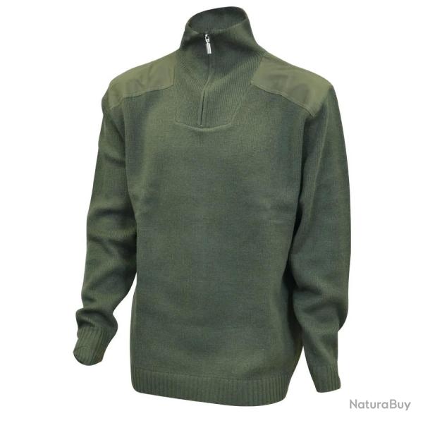 Pull Chasse chin� col camionneur 3XL