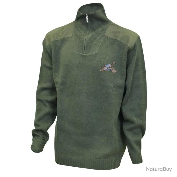 Pull Chasse chin� col camionneur 2XL
