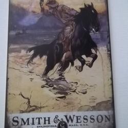 Plaque m&eacute;tal western S&W