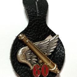 FRANCE ARTILLERIE  60&deg; R.A R&eacute;giment d'Artillerie Drago 2495 avec cuir