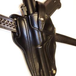 ETUI GALET "ONE WAY", port FBI pour Browning Buckmark ou autres (Entreprise Artisanale Fran&ccedil;aise)