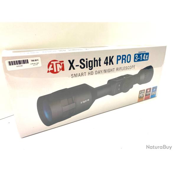 Lunette ATN X-Sight 4K Pro 3-14X neuve