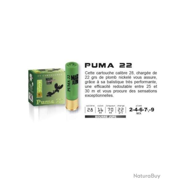 Cartouches MaryArm Puma 22 Cal.28 BJ N�2