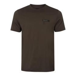 T-Shirt H&auml;rkila Logo Brand S/S Shadow Brown - T-shirt brand SBT M