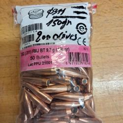 Ogives 311-150gr -FMJ