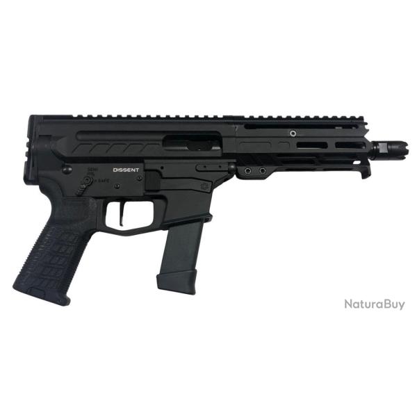 Pistolet CMMG DISSENT MkGs 9x19 6.5" - Armor Black
