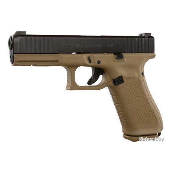 Pistolet GLOCK 17 Gen5 FR Coyote calibre 9x19