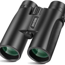 Jumelles pour Adultes 10x42 Bak4 Prismes Lentille FMC Grande Oculaire Image Claire Antibu&eacute;e &Eacute;tanches