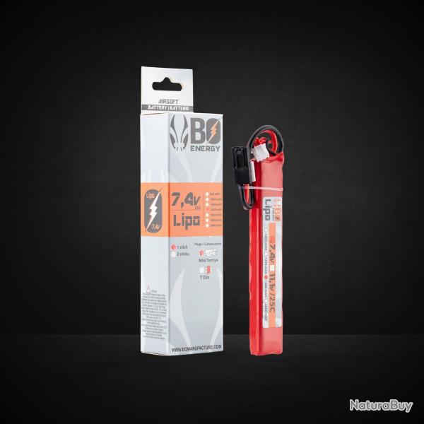 Batterie Lipo 7.4V 1300mah 25C 1 stick T-DEAN