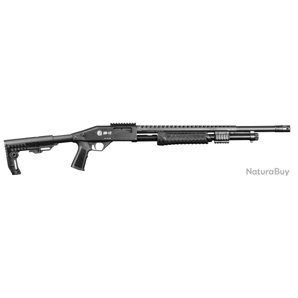 Fusil � pompe ROSSI SR-12 Tactical calibre 12/76 - Noir