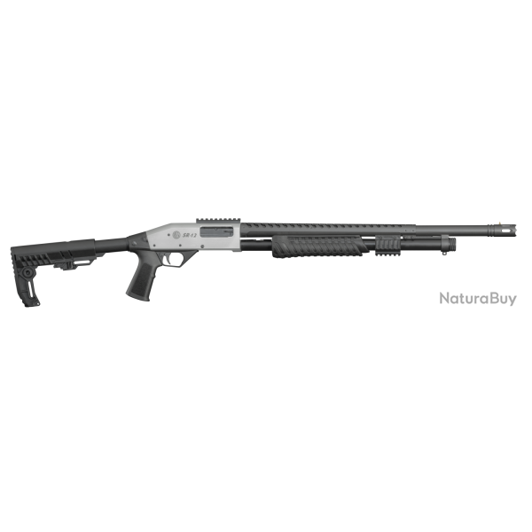 Fusil � pompe ROSSI SR-12 Tactical calibre 12/76 - Chrome
