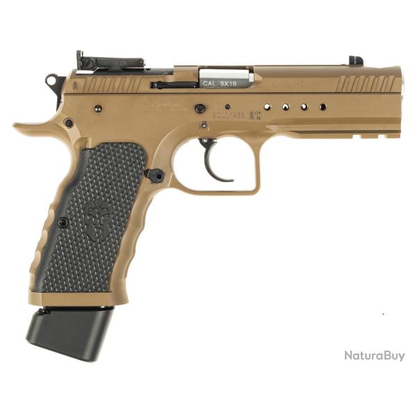 PISTOLET TANFOGLIO HEPTAGON TACTICAL K OPTIC READY FDE 9X19