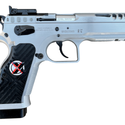 Pistolet TANFOGLIO STOCK MASTER XTREME Optic Ready Chrome calibre 9X19