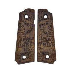Plaquettes bois PT1911 TAURUS - Jack Daniel's