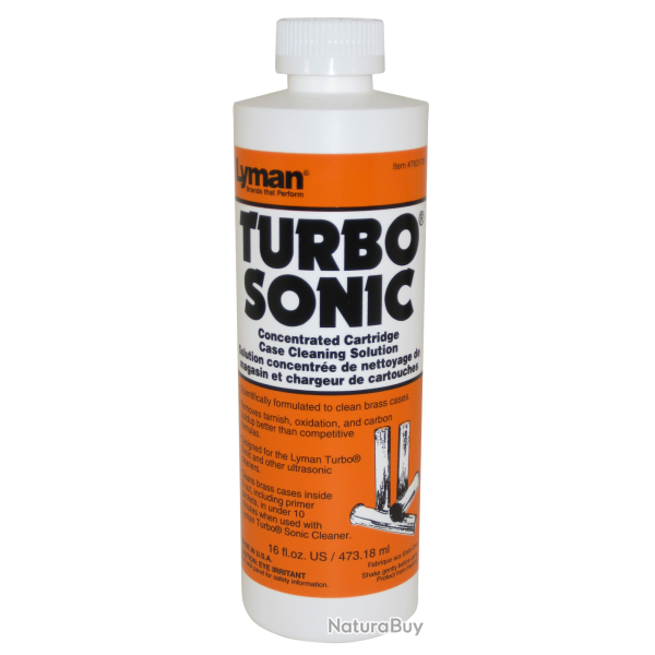SOLUTION TURBO SONIC POUR BAC A ULTRASONS (POUR ETUIS) 16 OZ