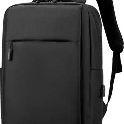 Sac &agrave; Dos pour Ordinateur Portable 16 Pouces, Port USB et Sangle pour Valise, Unisexe &Eacute;tudiant Voyag