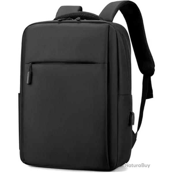Sac � Dos pour Ordinateur Portable 16 Pouces, Port USB et Sangle pour Valise, Unisexe �tudiant Voyag