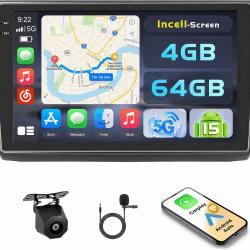 Carplay 4G+64G Android 15 Autoradio 10" pour Renault Trafic CarPlay : Aussi pour Nissan Primastar. W