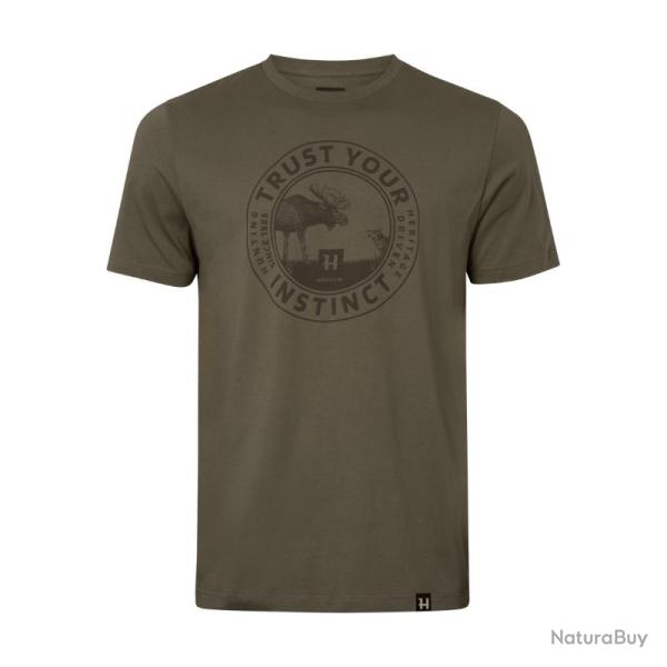 T-Shirt H�rkila Moose S/S Tarmac - t-shirt moose Tarmac 2XL