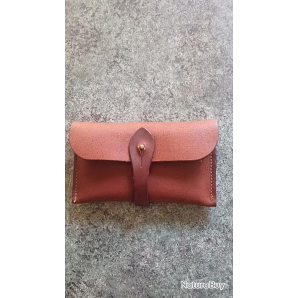 Pochette cuir 10 balles