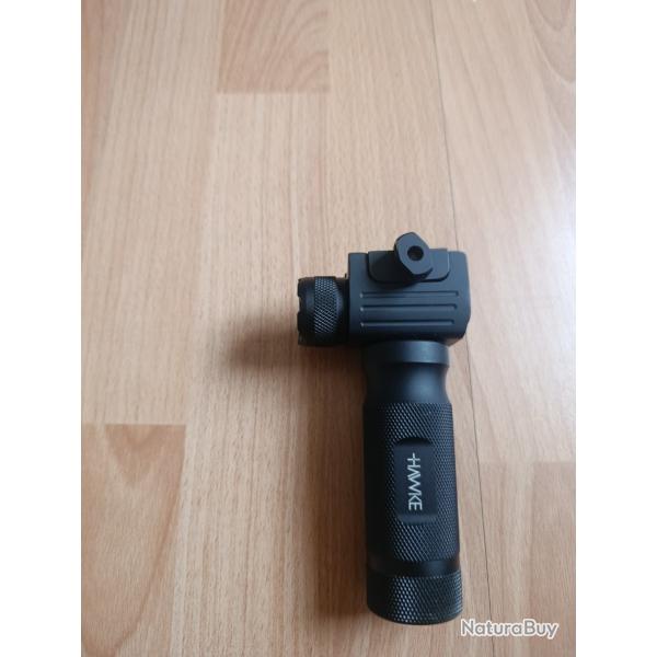 Lampe / laser / poign�e/  grip  Hawke  fixation picatinny rapide