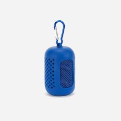 Serviette rafra&icirc;chissante avec &eacute;tui en silicone Bleu
