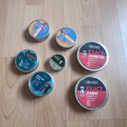 Lot de plomb calibre 5.5 mm , id&eacute;al test