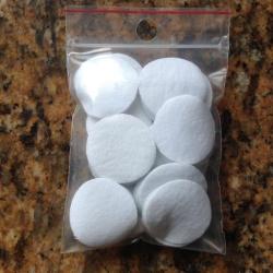 100 calepins diam&egrave;tre 26mm &eacute;paisseur 0,2mm.