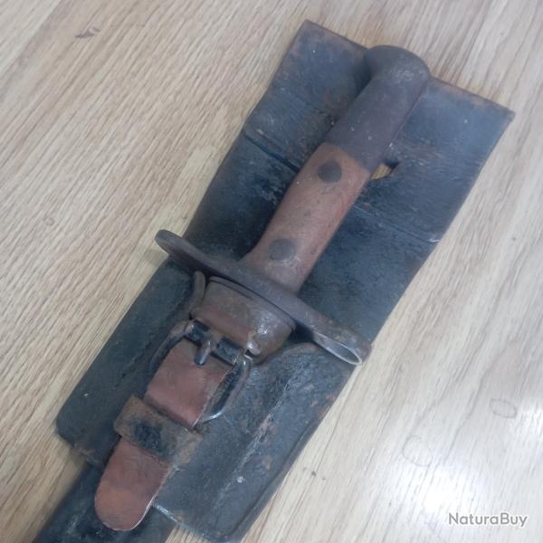 Ba�onnette Schmidt -Rubin Mod�le 1889 du g�nie avec porte fourreau