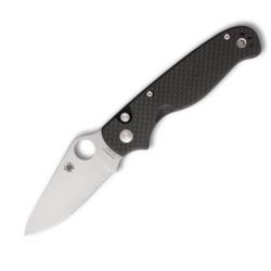 Couteau pliant Spyderco "BUTTONUP" G10/carbone