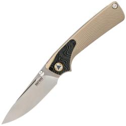 Couteau pliant - SRM Dome Tan & Gmascus G10 14C28N 106M-GW