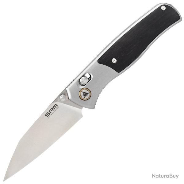 Couteau pliant - SRM Medal Wharncliffe 14C28N Eb�ne