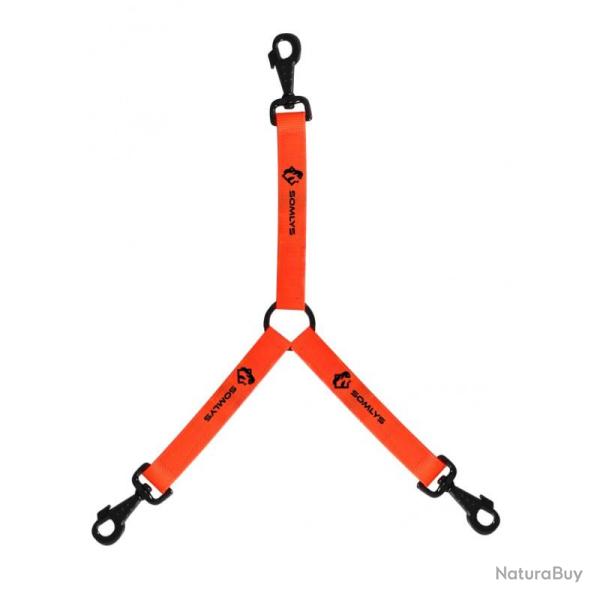 Accouple 3 Chiens Orange - Somlys