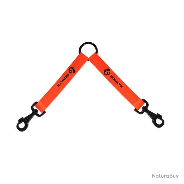 Accouple pour 2 Chiens Orange - Somlys