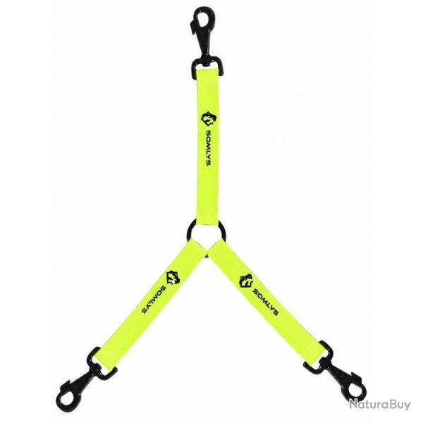 Accouple pour 3 Chiens Jaune - Somlys